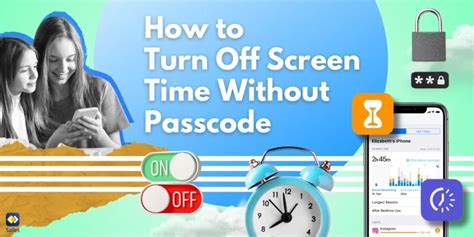 how to turn on screen time without passcode