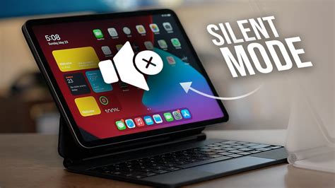 how to turn on silent mode for ipad