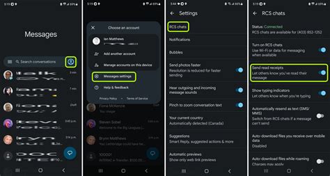 how to turn on text messages on android auto
