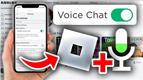 how to turn on voice chat in roblox on phone