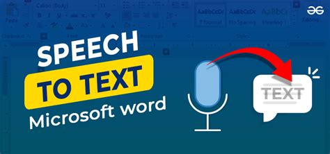 how to turn speech to text in word