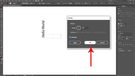 how to turn text box in preview