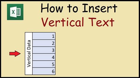 how to turn text vertical in excel cell
