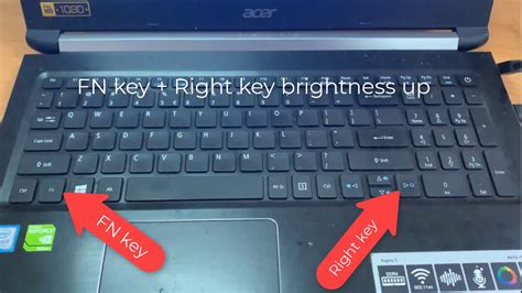 how to turn up brightness acer monitor