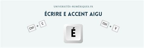 How To Type E With Accent Aigu