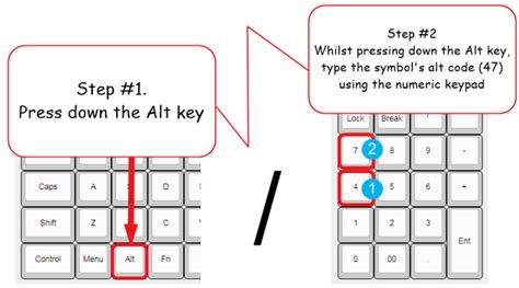 how to type forward slash on keyboard