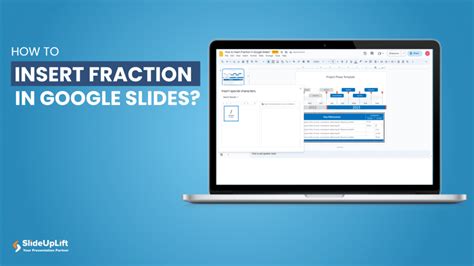 how to type fractions into google slides