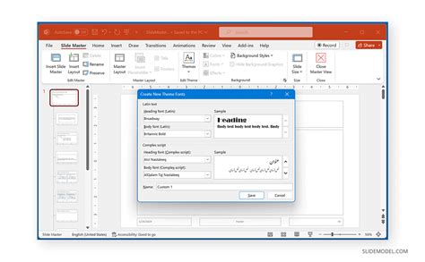 how to type in powerpoint presentation