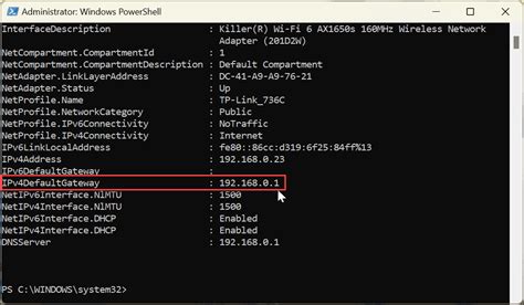 how to type in router ip address
