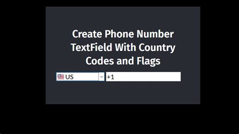how to type my number with country code