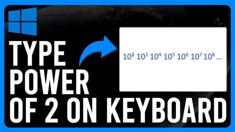 how to type power of 2 on keyboard google docs