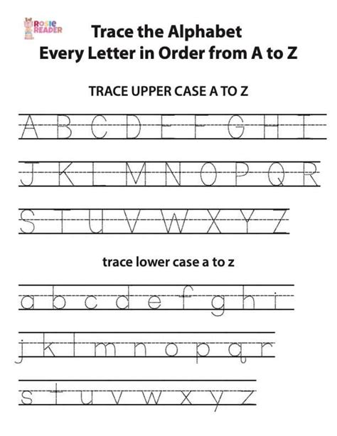 How To Type Tracing Letters