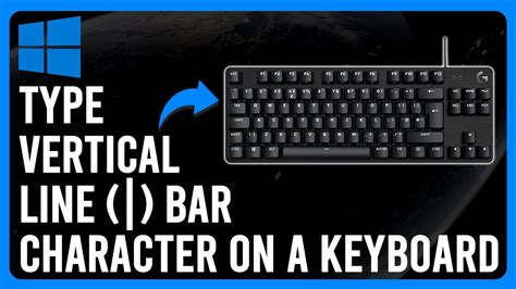 How To Type Vertical Line On Uk Keyboard