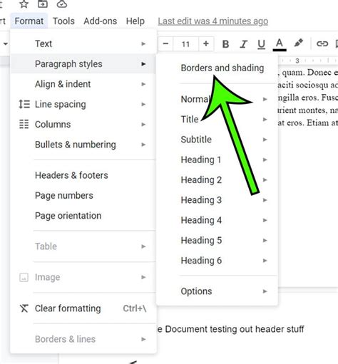 how to type words vertically in google docs