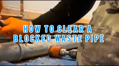 How To Unblock A Bath Waste Pipe