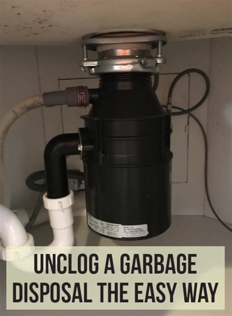 How To Unclog A Garbage Disposal