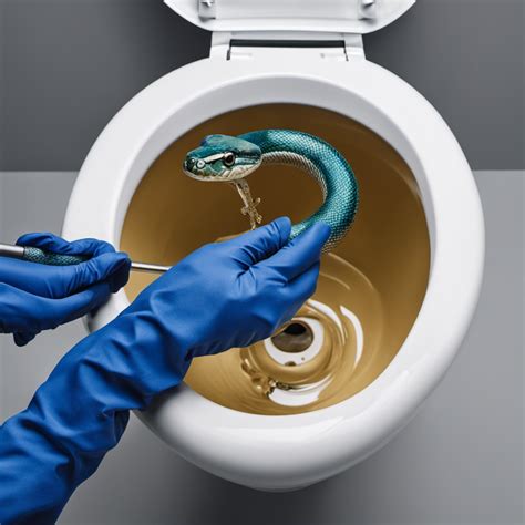 How To Unclog A Toilet Using A Snake