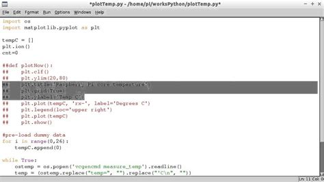 how to uncomment block of code in python
