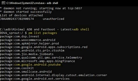 how to uninstall app from android using adb