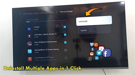 how to uninstall apps on android tv box