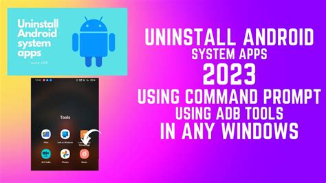 how to uninstall apps on android using adb