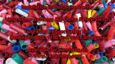 How To Uninstall Install VCS Dome Head Remington Shotgun Trigger Safety