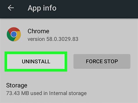 how to uninstall latest chrome update