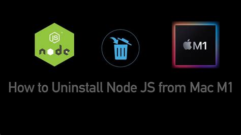 how to uninstall node js on mac