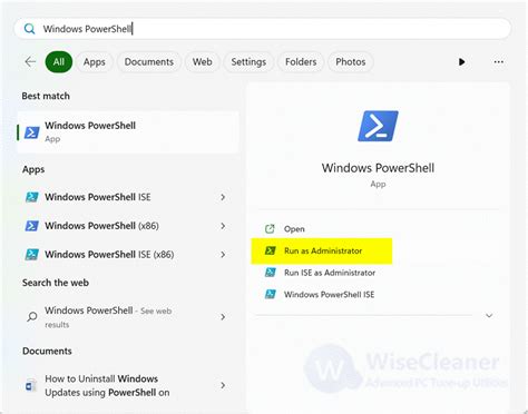 how to uninstall windows update powershell