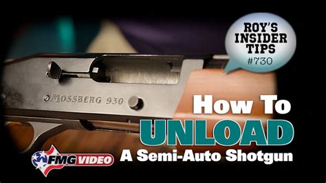 How To Unload A Semi Auto Shotgun