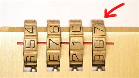 How To Unlock A 5 Digit Combination Lock Without The Code