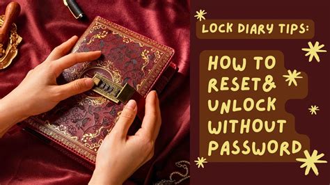 How To Unlock A Diary Code