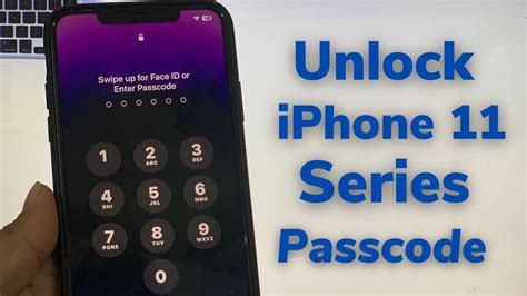 how to unlock an iphone 11 forgot passcode