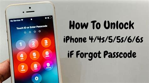 how to unlock an old iphone passcode