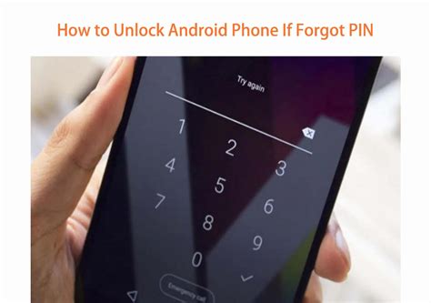 How To Unlock Android Without Pin Code