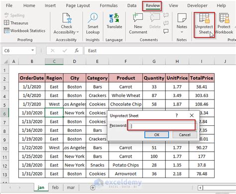 how to unlock cells in excel without password