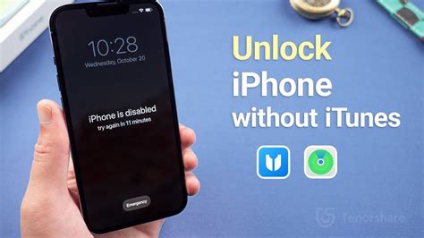 how to unlock disabled iphone without itunes or passcode