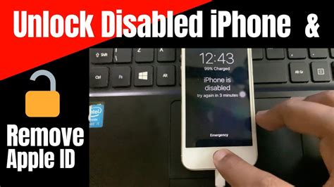 how to unlock disabled iphone without passcode