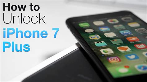 how to unlock iphone 7 plus passcode