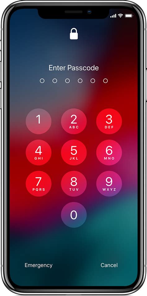how to unlock iphone home screen passcode