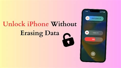 how to unlock iphone passcode without erasing data