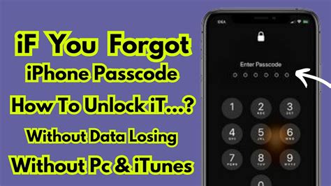 how to unlock iphone xr with forgotten passcode