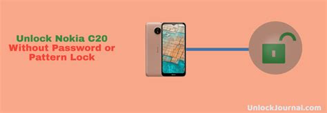 how to unlock nokia c20 forgot pattern