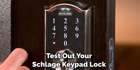 how to unlock schlage keypad lock without code