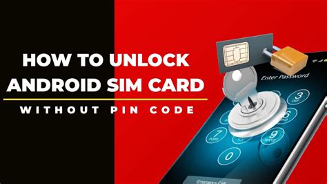 how to unlock sim card without code android free
