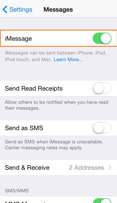 how to unregister from imessage