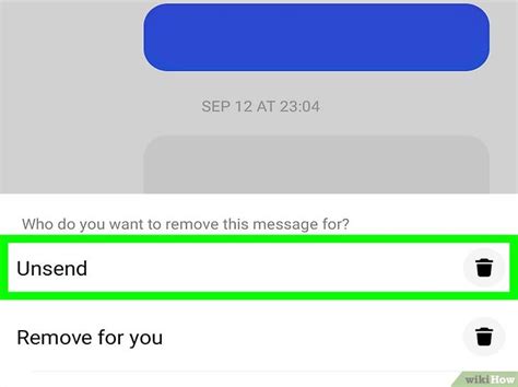 how to unsend a text on android