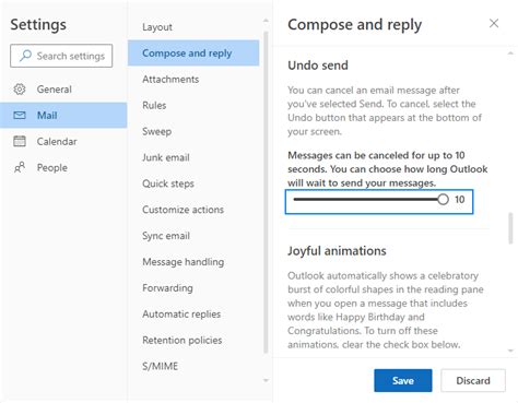 how to unsend an email in outlook web