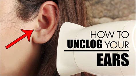 how to unstop your ears naturally