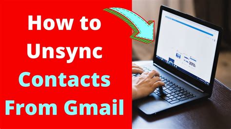 how to unsync contacts from email